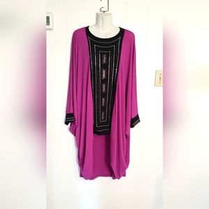Co Collection Embellished Tunic & High/low Top
